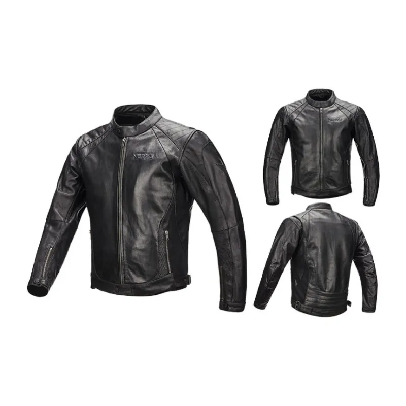 NERVE Biker Jacket Genuine Leather Men's NFP17002-3