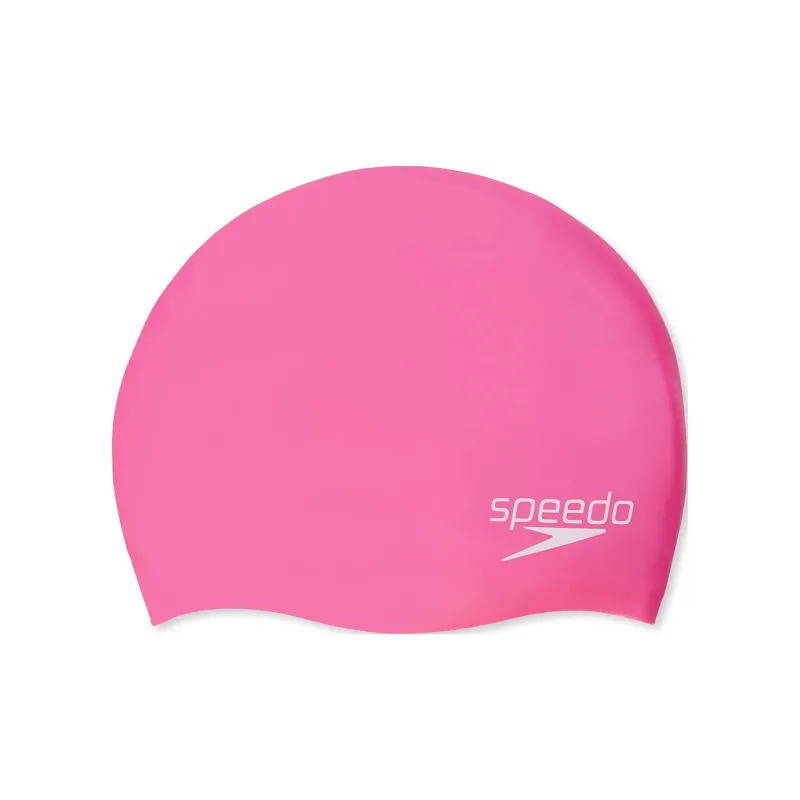Speedo Swimming Caps Silicone Kids' Pink-5