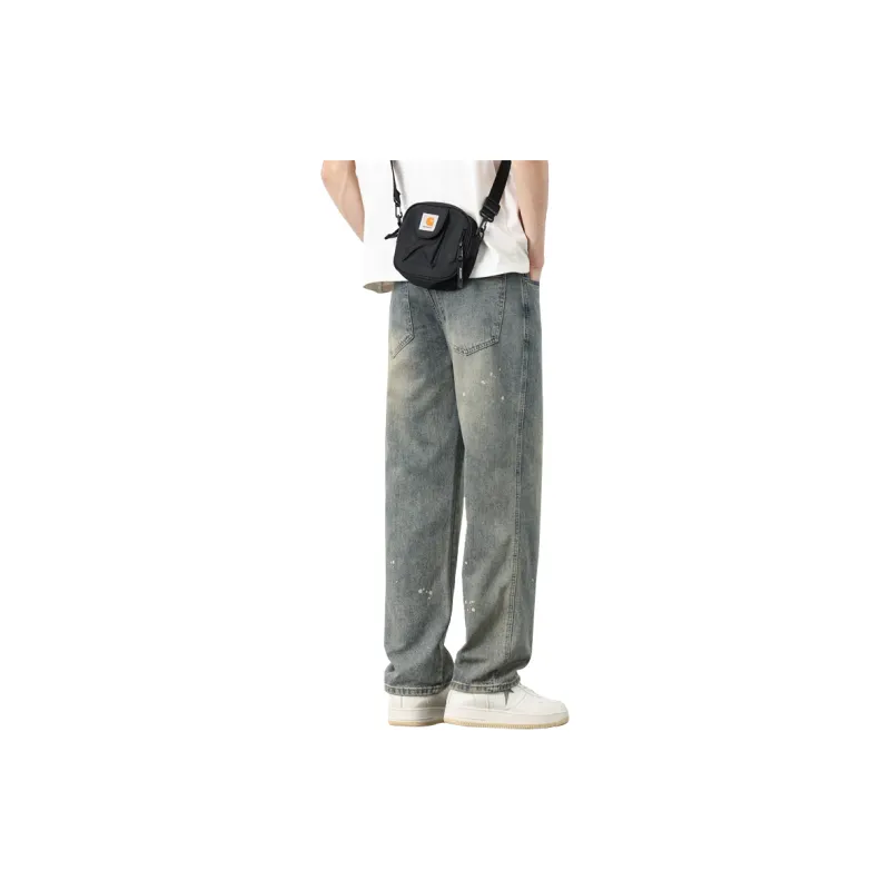 FASTFISH Jeans Men Blue-3