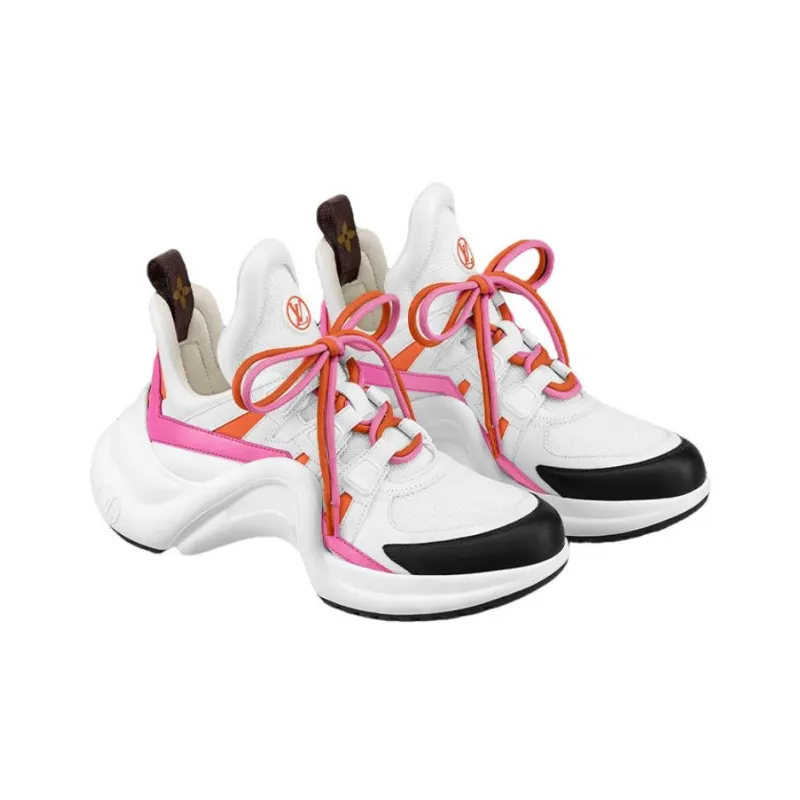 LOUIS VUITTON Lv Archlight Sneakers 'White Pink Black' Women's-2