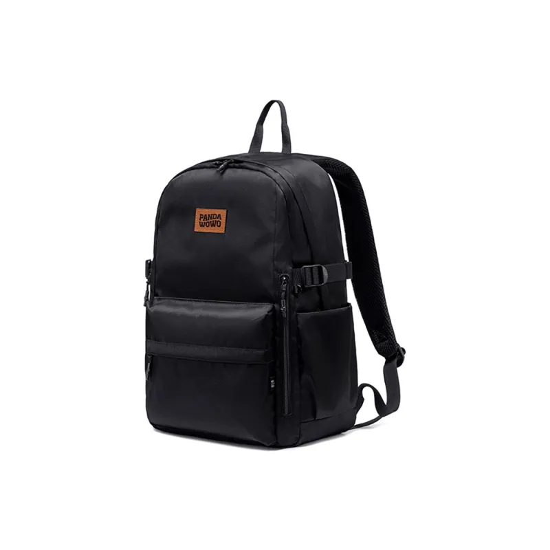 HLA Panda Wowo Series Polyester Backpack Travel Bag Laptop Bag Regular Unisex Black-1