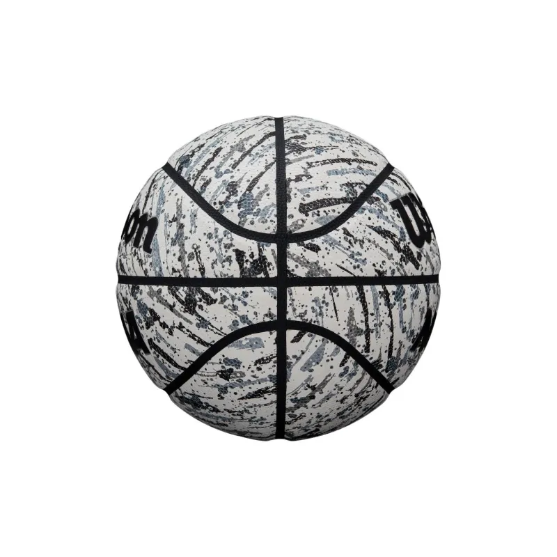 Wilson NCAA Synthetic Leather Basketball Black White Size 7 Training Unisex-3