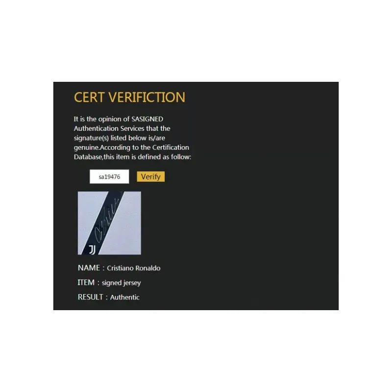 Three For 20-21 Juventus Cristiano Ronaldo Ronaldo Signed Soccer Apparel Jersey With SA Certificate-3