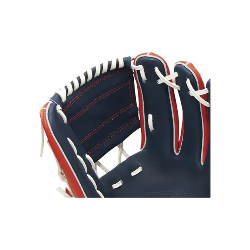 Mizuno Baseball Gloves Catcher's Glove Top Grain Cow Leather Unisex Black Red-3