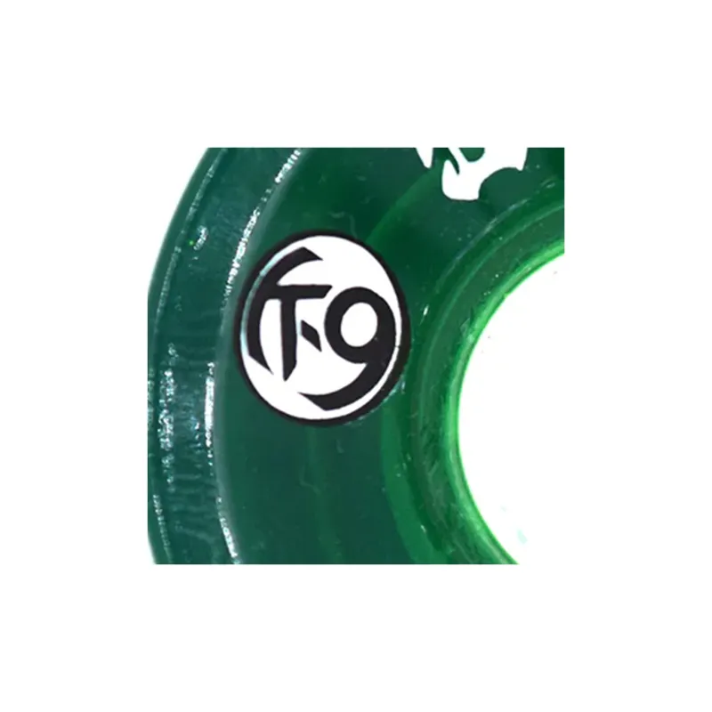 DOGTOWN Skateboard Wheels Land Surfboards 63mm X 84a-Transparent Green-3