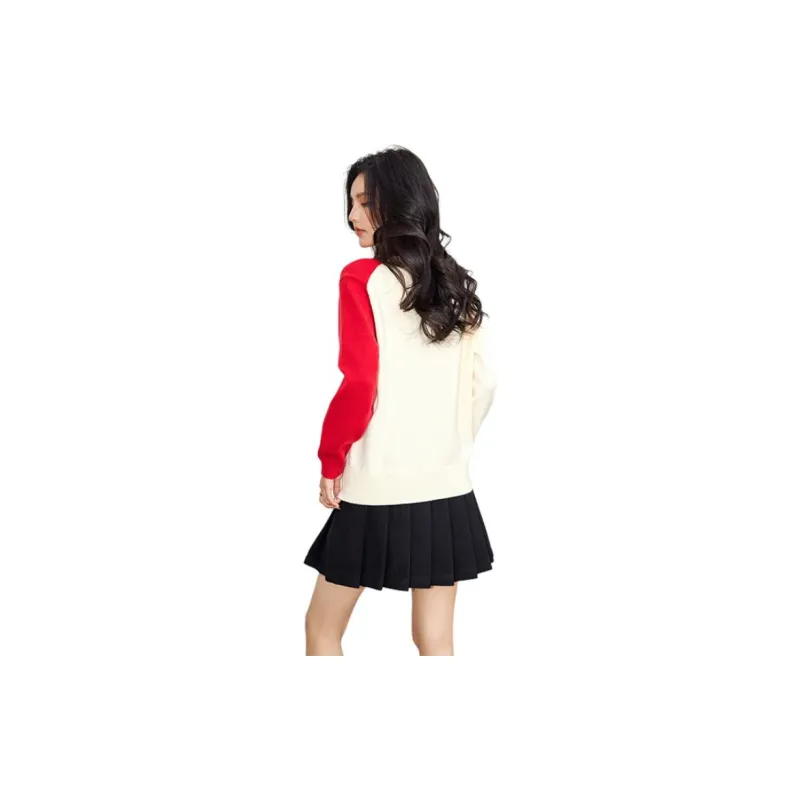 La Chapelle Knitwear Women's Red Heart-1