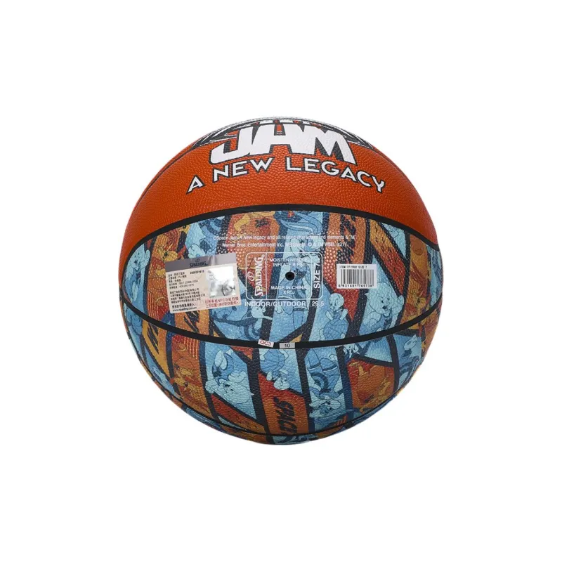 SPALDING PU Basketball Blue Orange Size 7 Training Unisex-3