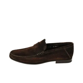 Santoni Benito Loafers Men's Dark Brown