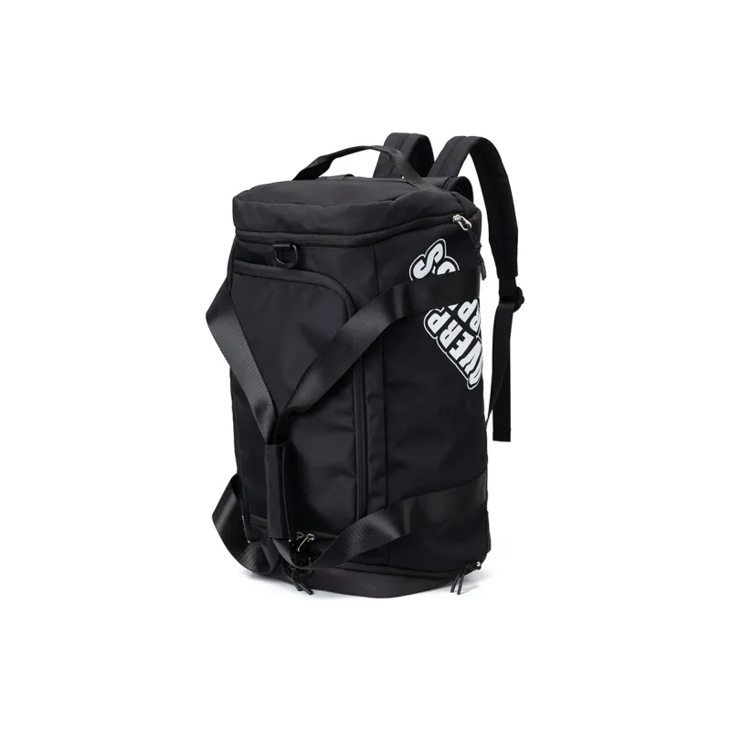 LOVERPUSS Fabric Gym Bag Unisex Cool Black-2