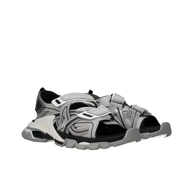 Balenciaga Track Sandal Grey Black-1