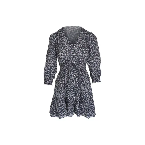 Veronica Beard Long-Sleeved Dresses Women's Navy