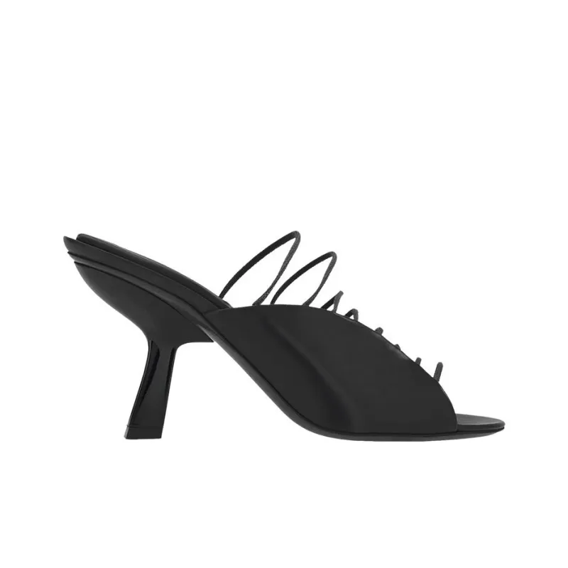 FERRAGAMO Slide Slippers Women's Black-1
