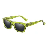 Transparent Green Frame with Black Gray Lens