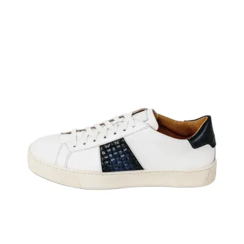 Santoni Donni Low Top Skateboard Shoes Men's White