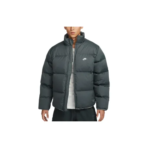 Nike Club Down Jackets Men Iron Gray/White