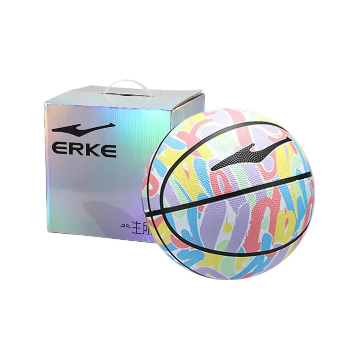 Erke Rubber Basketball Size 7 Training Unisex-7