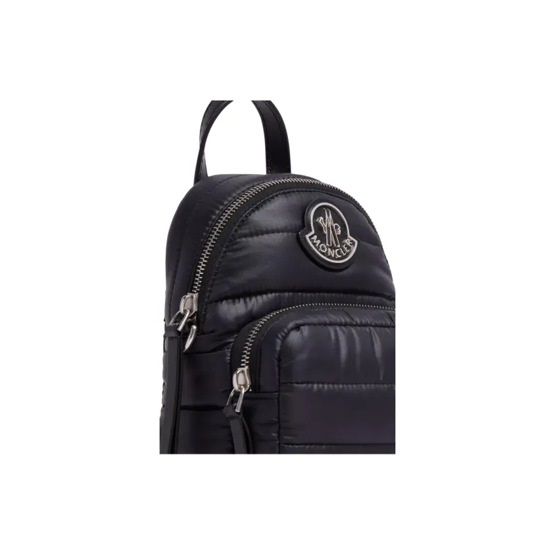 Moncler Kilia Nylon Shoulder Bag, Crossbody Bag Small Size Women's Black-3