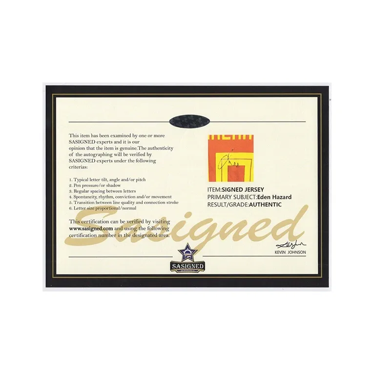Three For Eden Hazard 2018 Belgium National Team Autographed Signature Soccer Apparel Jersey Gift Box Set-5