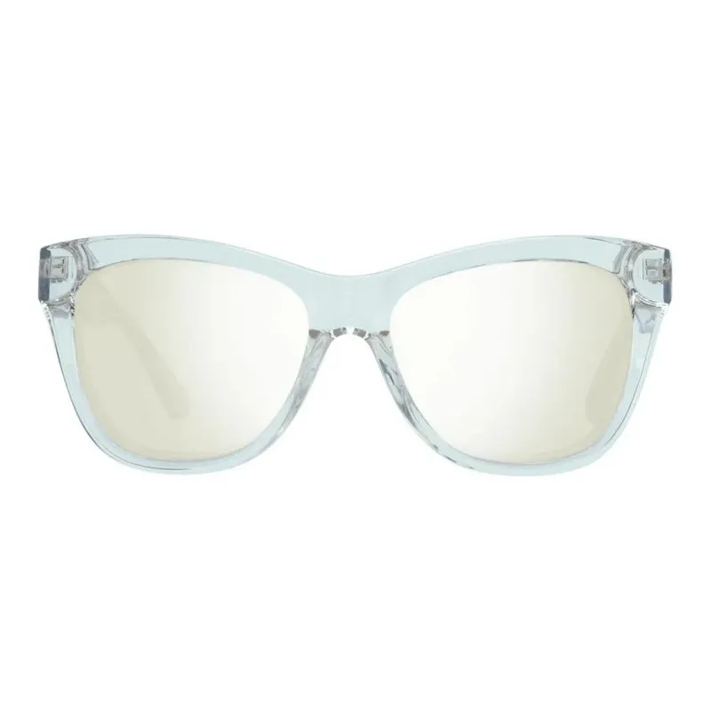 GUESS Acetate Irregular Shape Sunglasses Women's Blue-1