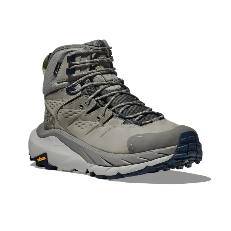 HOKA ONE ONE Kaha 2 Anti Slip Wear Resistant High Top Trekking Shoes Men's Gray-2