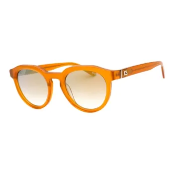 GUESS Plastic Oval Sunglasses Unisex Orange