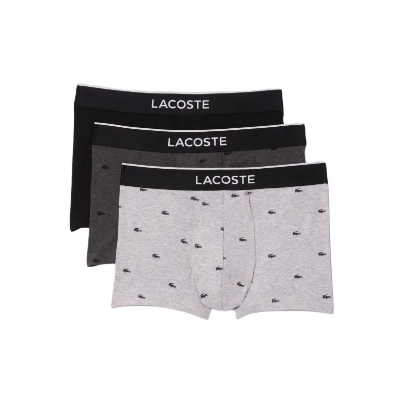 LACOSTE Logo-waistband Boxers Pack Of Three-0