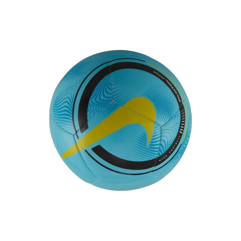 Nike Size 5 Ball Soccer PU Unisex Blue Yellow-1