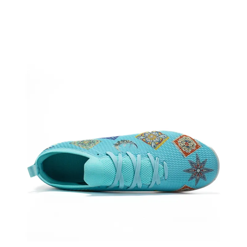 Saibi Slip-Resistant Breathable Support Soccer Shoes Unisex-10