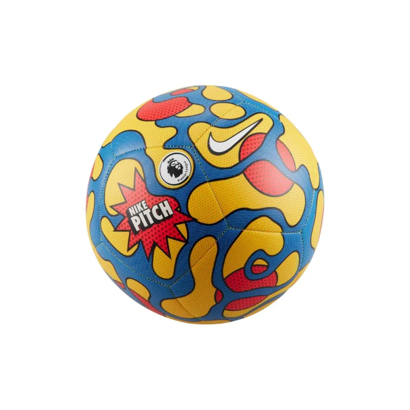 Nike Size 5 Ball Soccer PU Unisex Yellow Blue-2