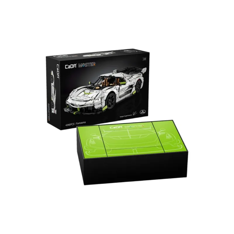 CADA Master Technic Fantasma Swedish Ghost Racing Car Building Blocks 4346pcs C61048-1