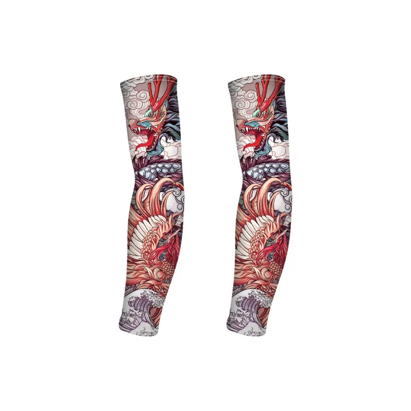 GXT Other Riding Equipment Cycling Arm Warmers Outdoor Unisex Shredded Milk/ice-17