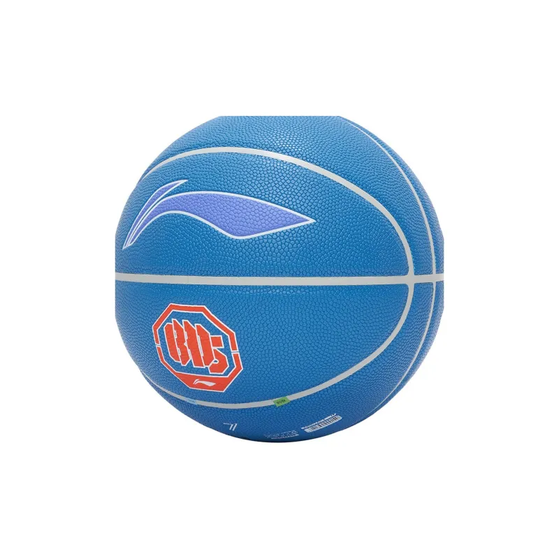 LiNing Size 7 Ball Indoor, Outdoor, All Basketball Moisture Absorbing Leather Blue-4