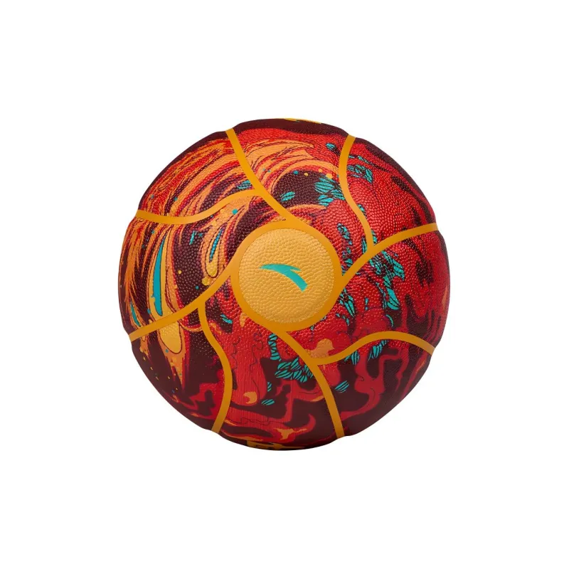 Anta Elixir PU Basketball Vermilion Size 7 Training Competition Unisex-3