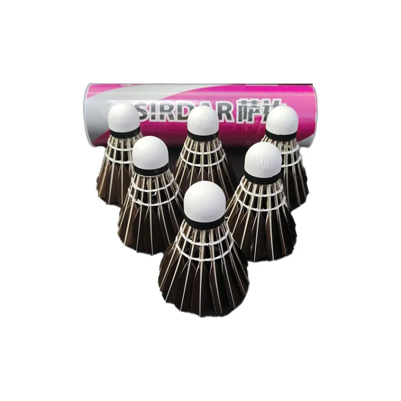 SIRDAR Goose Feather Shuttlecock 12 Pack 6 Pack Goose Feather Shuttlecocks-1
