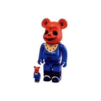 BE@RBRICK 2003 VALENTINE MODEL 'Barking Love Western' [400%・100%]