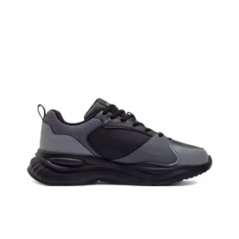 361° Anti Slip Wear Resistant Low Top Running Shoes Women's Black Gray-1