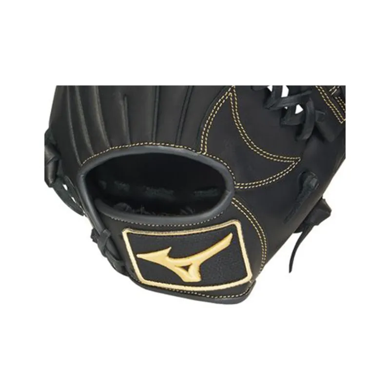 Mizuno Baseball Gloves Catcher's Glove Top Grain Cow Leather Unisex Black Coffee-2