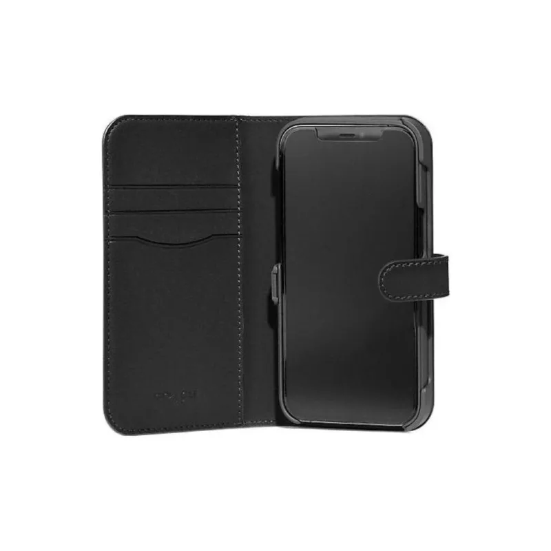 COACH Folio Canvas Cell Phone Pouch Mini Women's Charcoal Black-4