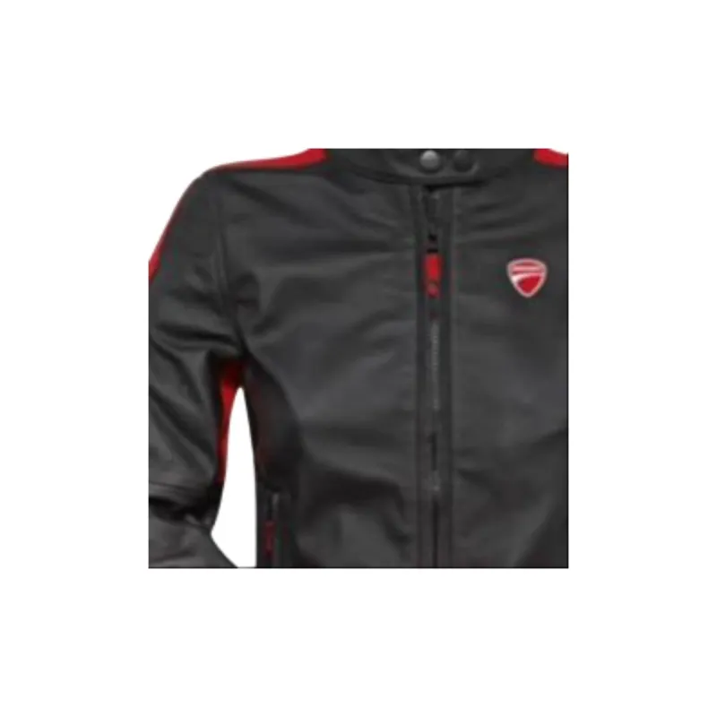 Ducati Unisex Biker Jacket Genuine Leather-2