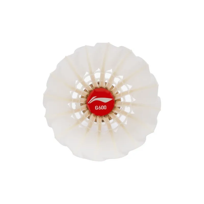 LiNing Classic Collection G600 Goose Feather Shuttlecock 12 Pack Goose Feather Professional Shuttlecocks-4