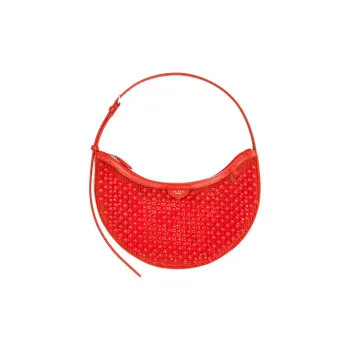 Alaia Polyamide Handbag Shoulder Bag Small Size Women's Orange