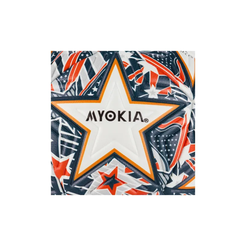 MYOKIA Size 5 Ball Soccer PU Seamless Thermal bonding Unisex Gradient Texture-2