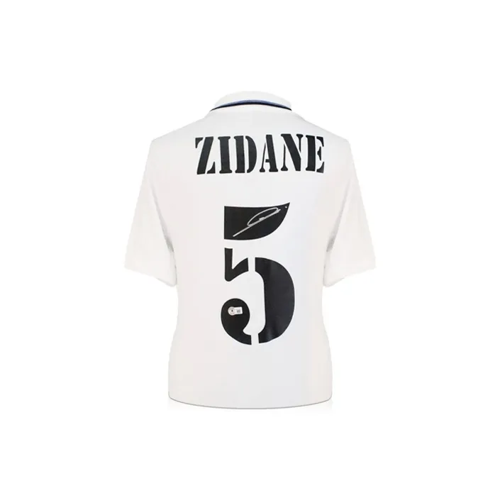 Three For Zidane Autographed 2022 23 Real Madrid Jersey EM Certificate Professionally Framed-2
