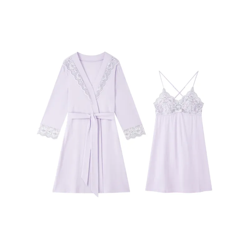 Yiner Life Nightgown Set Women's-5
