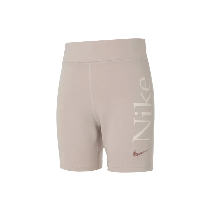 Nike Sportswear Classic Casual Shorts Women's Gray Purple-1