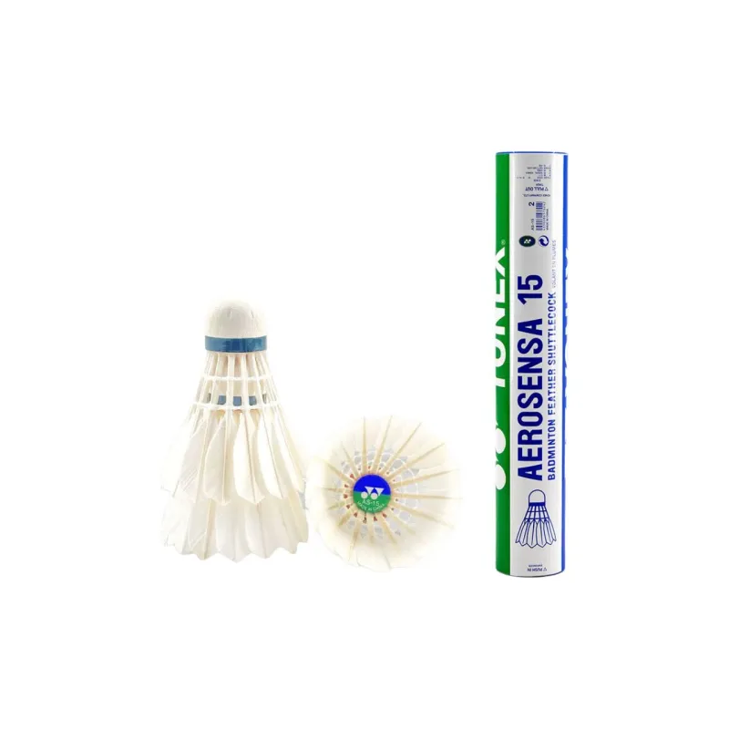 YONEX Goose Feather Shuttlecock 12 Pack Goose Feather Humped Goose Feather Match Ball Shuttlecocks-1