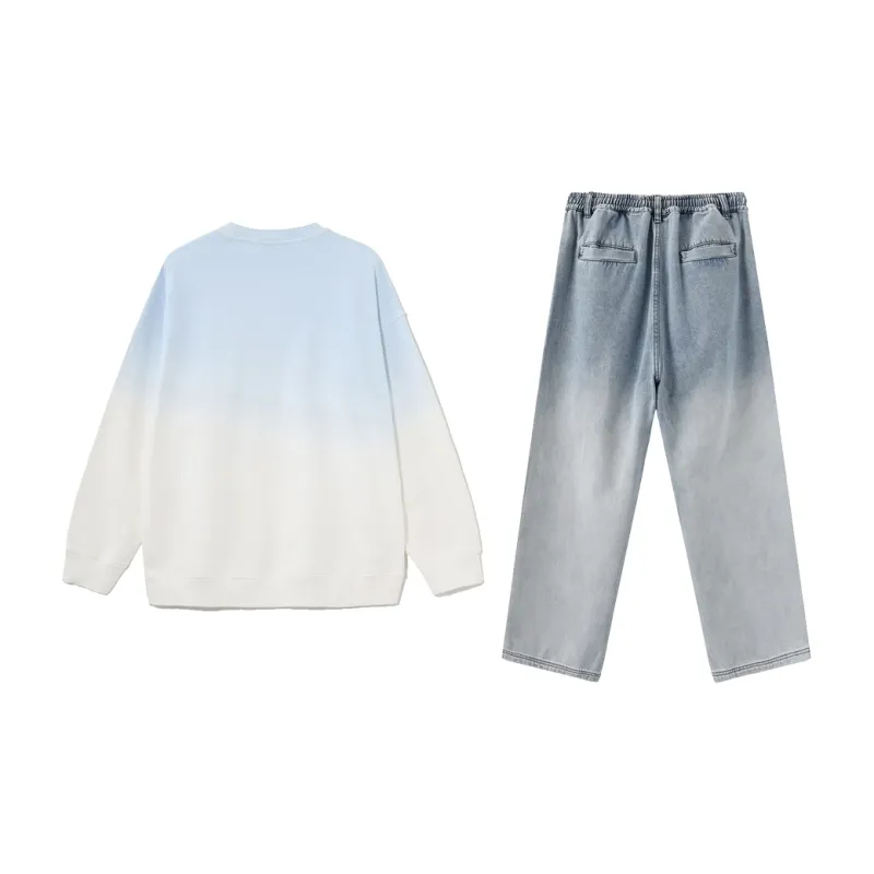 Clubxxhh Casual Sportswear Unisex Light Blue-1