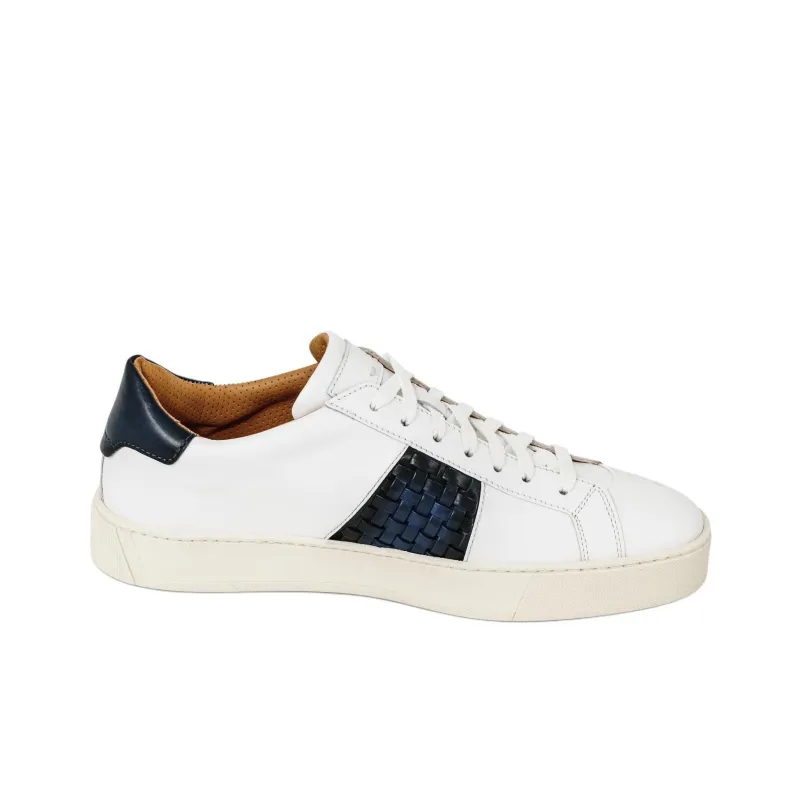 Santoni Donni Low Top Skateboard Shoes Men's White-1