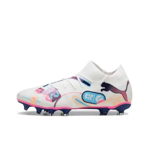 PUMA Future 7 Match Volume Up FG/AG 'White Luminous Blue Pink'