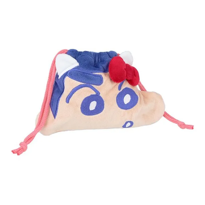 Sanrio Crayon Shin Chan Collaboration Polyester Wallet Unisex Blue-2